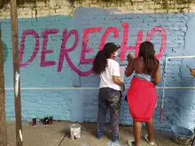 Mural en el oriente de Cali unió las voces de mujeres