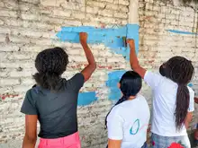 Mural en el oriente de Cali unió las voces de mujeres