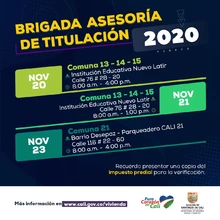 Entérate de los procesos para titulación de predios en las brigadas comunitarias