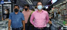 Recorrido Ministro de Comercio José Manuel Restrepo Centro de Cali
