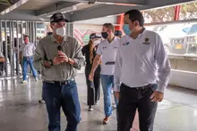 La delegación de Panam Sports revisa los distintos escenarios que serán la ‘casa’ de 3.500 atletas durante los I Juegos Panamericanos Junior Cali-Valle 2021