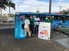 El Centro de atención a las Personas Mayores, se toma las Estaciones del MIO