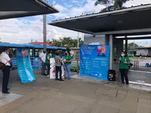 El Centro de atención a las Personas Mayores, se toma las Estaciones del MIO