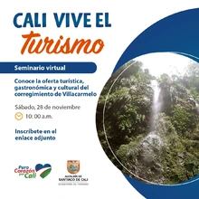 Seminario Virtual Conoce la oferta turística, gastronómica y cultural del corregimiento de Villacarmelo