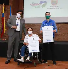 Exaltación  a integrantes de  los Comités Locales de Discapacidad