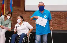 Exaltación  a integrantes de  los Comités Locales de Discapacidad