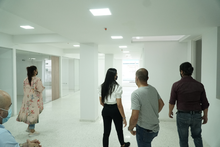 Secretaria de Salud inspeccionó ejecución de obras en la IPS Obrero