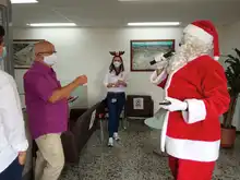 Recibimos la Navidad con campaña de bioseguridad en la Secretaría de Infraestructura