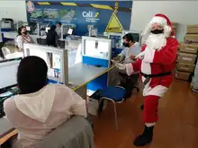 Recibimos la Navidad con campaña de bioseguridad en la Secretaría de Infraestructura