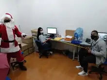 Recibimos la Navidad con campaña de bioseguridad en la Secretaría de Infraestructura