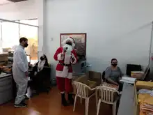 Recibimos la Navidad con campaña de bioseguridad en la Secretaría de Infraestructura