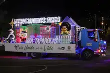 El alumbrado navideño ya rueda por las calles de la Sultana del Valle