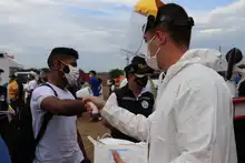 Por Cali rueda una caravana navideña con bioseguridad incluida