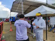 Por Cali rueda una caravana navideña con bioseguridad incluida