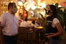 Cerca de 20 restaurantes de Ciudad Jardín fueron inspeccionados en protocolos de bioseguridad 