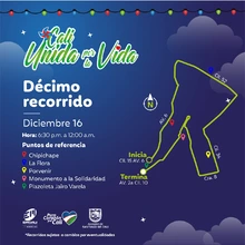 El 15 y 16 de diciembre el alumbrado navideño visita el oriente y el norte de la ciudad