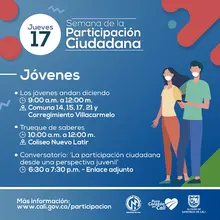 Comenzó la Semana de Participación Ciudadana con una nutrida programación