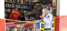 Sensibilización vial los comerciantes de la calle octava, para proyecto de ciclo infraestructura