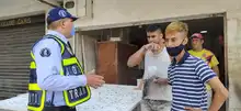 Sensibilización vial los comerciantes de la calle octava, para proyecto de ciclo infraestructura