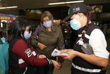 Más de 500 tamizajes y 300 pruebas de detección del Covid se han hecho en la Terminal de Transporte en diciembre