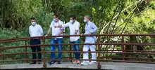 Carlos Salazar hace recorrido por la ribera del Río Cali en compañía de Personería y Zoológico de Cali