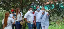 Carlos Salazar hace recorrido por la ribera del Río Cali en compañía de Personería y Zoológico de Cali