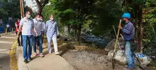 Carlos Salazar hace recorrido por la ribera del Río Cali en compañía de Personería y Zoológico de Cali