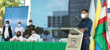 Lista la primera piedra para construcción del búnker de la Fiscalía en Cali