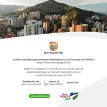 Invitación Rendicón de Cuentas
