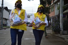 En navidad, la Emru garantiza la asistencia alimentaria del área de renovación urbana. 