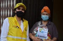 En navidad, la Emru garantiza la asistencia alimentaria del área de renovación urbana. 