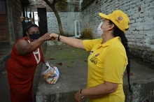 En navidad, la Emru garantiza la asistencia alimentaria del área de renovación urbana. 
