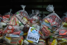 En navidad, la Emru garantiza la asistencia alimentaria del área de renovación urbana. 