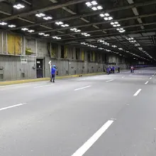 Hasta la madrugada continuarán trabajos en el túnel Mundialista
