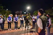 *Previo al toque de queda se realizaron recorridos pedagógicos*