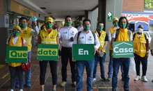 La Emru entregó 1000 tapabocas en la Terminal de Transportes y sensibilizó para mitigar contagio por covid-19 