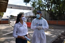Cerca de 500 pruebas antígenas en el punto del Bulevar del Río