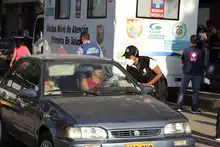 Alcalde visitó puestos móviles dispuestos para pruebas COVID