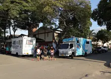 Alcalde visitó puestos móviles dispuestos para pruebas COVID