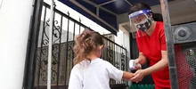 Toma de temperatura jardines infantiles