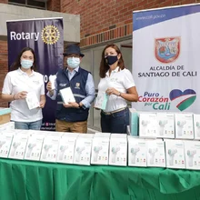 Club Rotario de Cali donó 720 termómetros a la Secretaría de Educación