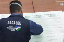 Comerciantes nocturnos firmaron pacto por la vida con la Alcaldía de Cali