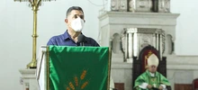 Pedagogía de autocuidado en iglesia por el Alcalde Ospina