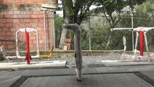 Gimnasio al aire libre en la sede Bajo Aguacatal, un proyecto que nació en el aula 
