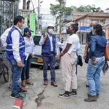 Recorrido inicio de obras Corazón Distrito de Aguablanca