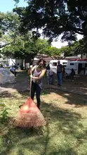 DAGMA interviene parque El Triángulo en la comuna 19