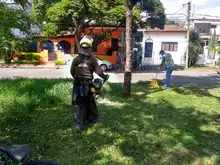 DAGMA interviene parque El Triángulo en la comuna 19