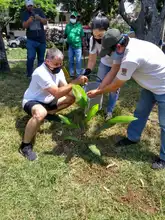 DAGMA interviene parque El Triángulo en la comuna 19
