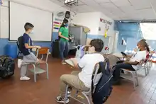 Los estudiantes de primaria vivieron un reencuentro bioseguro en su primer día de clases