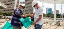 En un 85% avanza renovación de la Plazoleta Jairo Varela